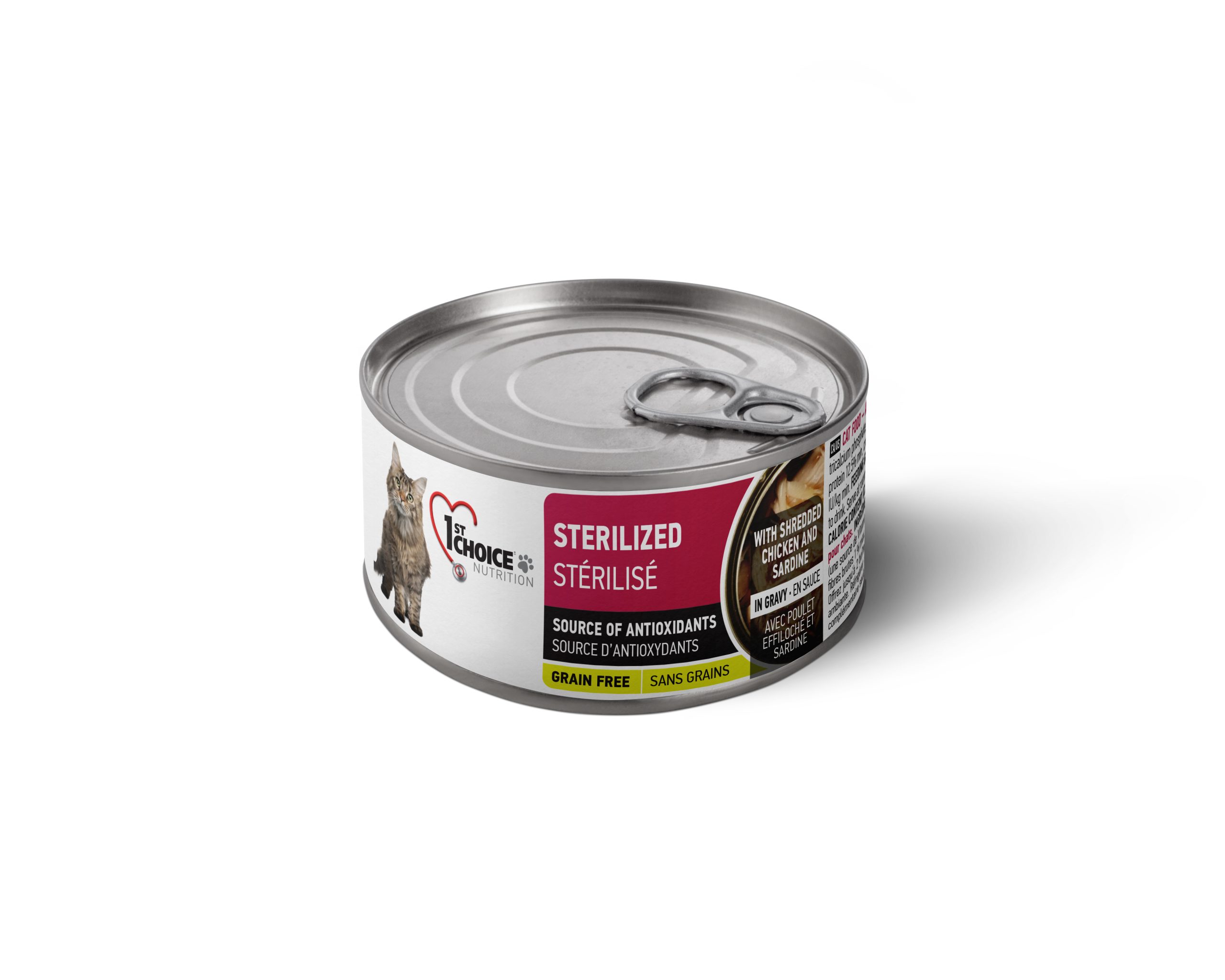 1st Choice <br> Sterilized - Shredded Chicken - 85g