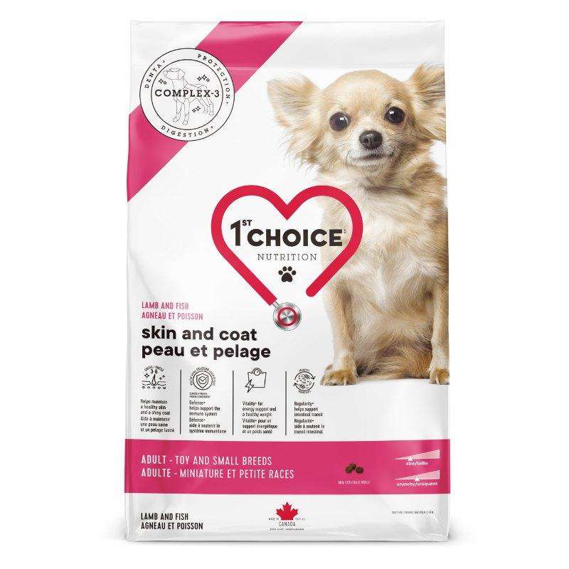 1st Choice <br> Toy and small breeds - Sensitive skin and coat – Lamb formula