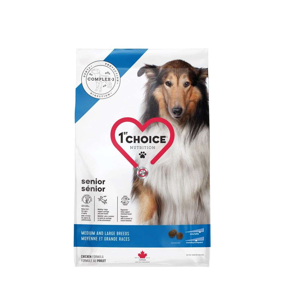 1st Choice <br> Mature or less active - Medium and large breeds - Chicken formula